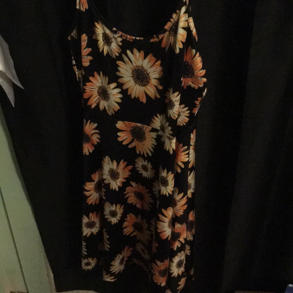 Sunflower Skater Dress